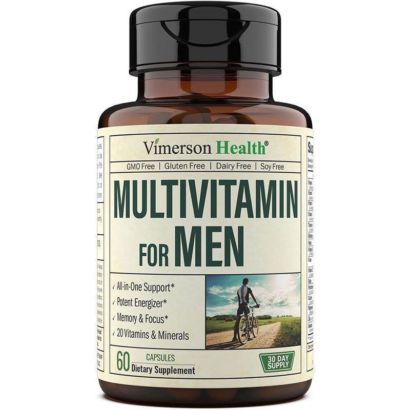 New Product# Multivitamin for Men Men's Multi-Vitamin Supplement Capsules12Y PGUW