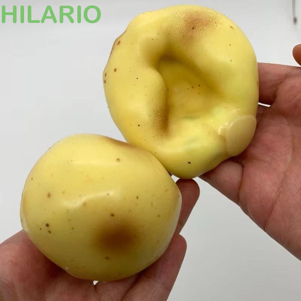 HILARIO Crunchy Squishy, Shapeable Handmade Squishy Potato, Boys Girls Building Blocks Finger Relax Pinch Blocks Filled Squishy Kids