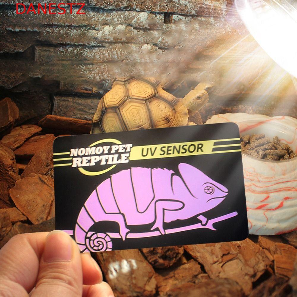 DANESTZ UVB Card Indicator นํากลับมาใช้ใหม่ได้ 1PC Quick PVC ทนทานโคมไฟ Life Tester Meter