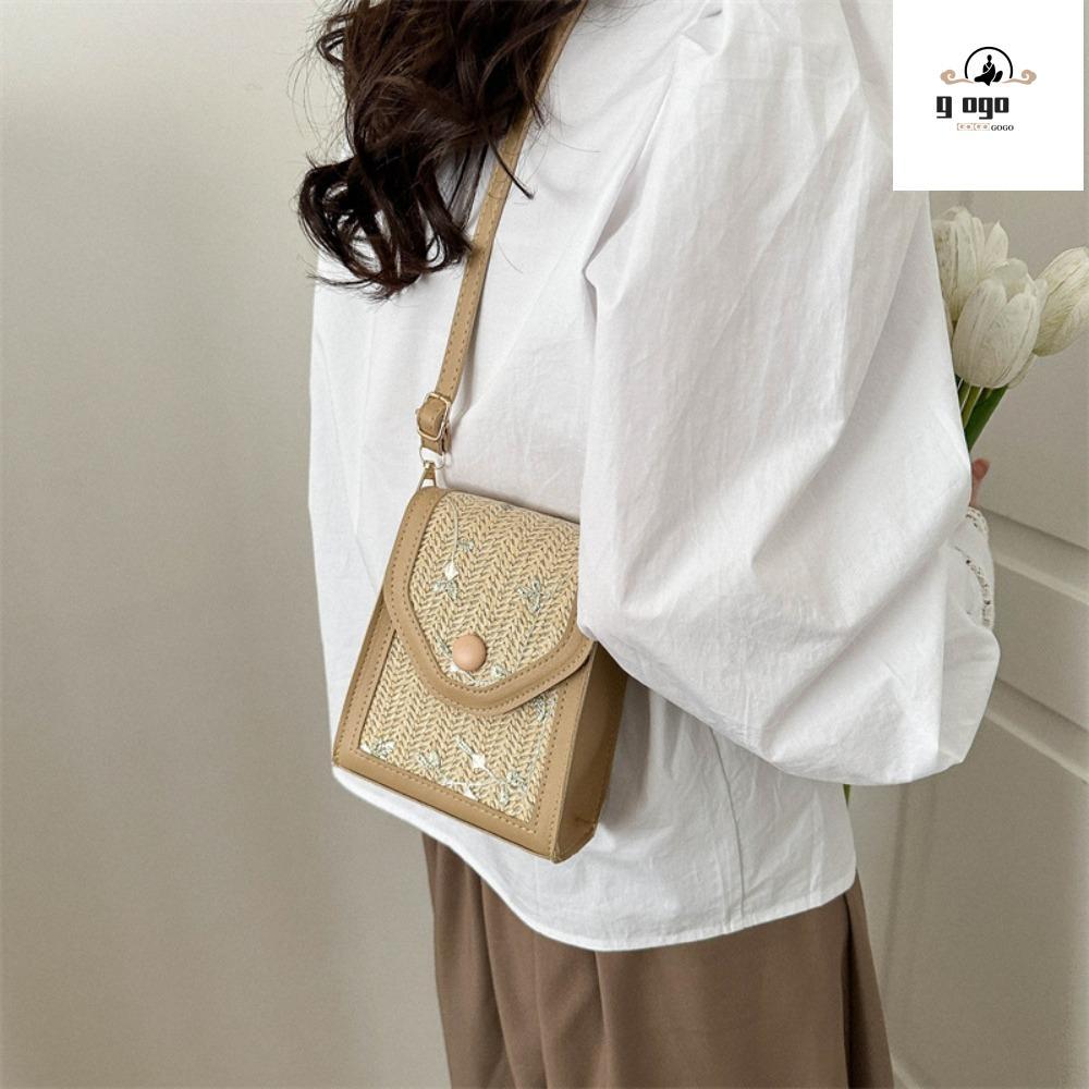 GOGOU Leisure Crossbody Bag for Women, Resistance To Dirt Soft Fashion Niche Design Shoulder Bag, Le