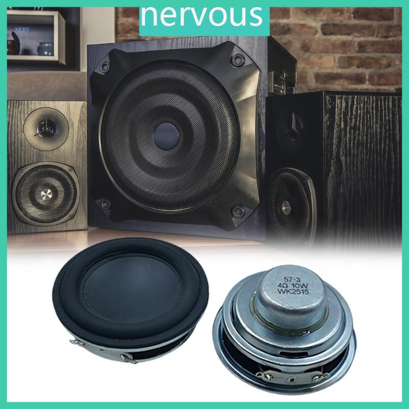 NERV 4Ohm 10W ลําโพงไดร์เวอร์สําหรับซ่อมลําโพงแบบพกพาโครงการลําโพงเบส