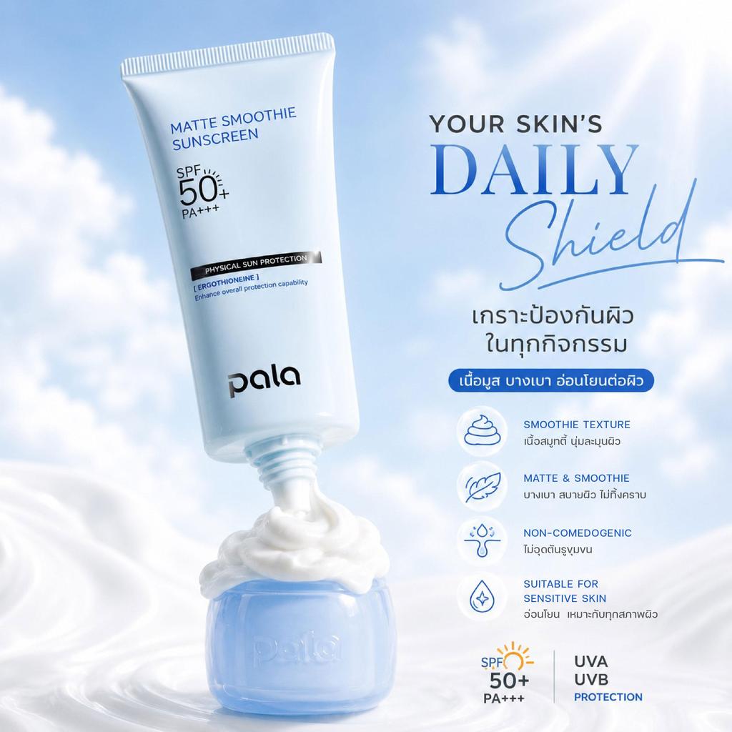 بالا واقي شمس مطفي القوام SPF50+ PA+++ مرطّب ـ 40 مل — صورة 7