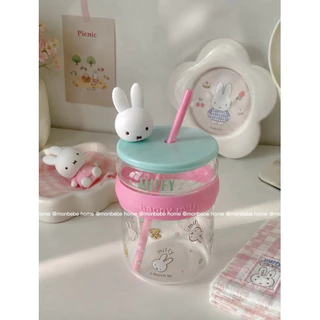 แก้วน้ำ แก้วกาแฟ ของแท้miffy🐰450ml พร้อมส่ง