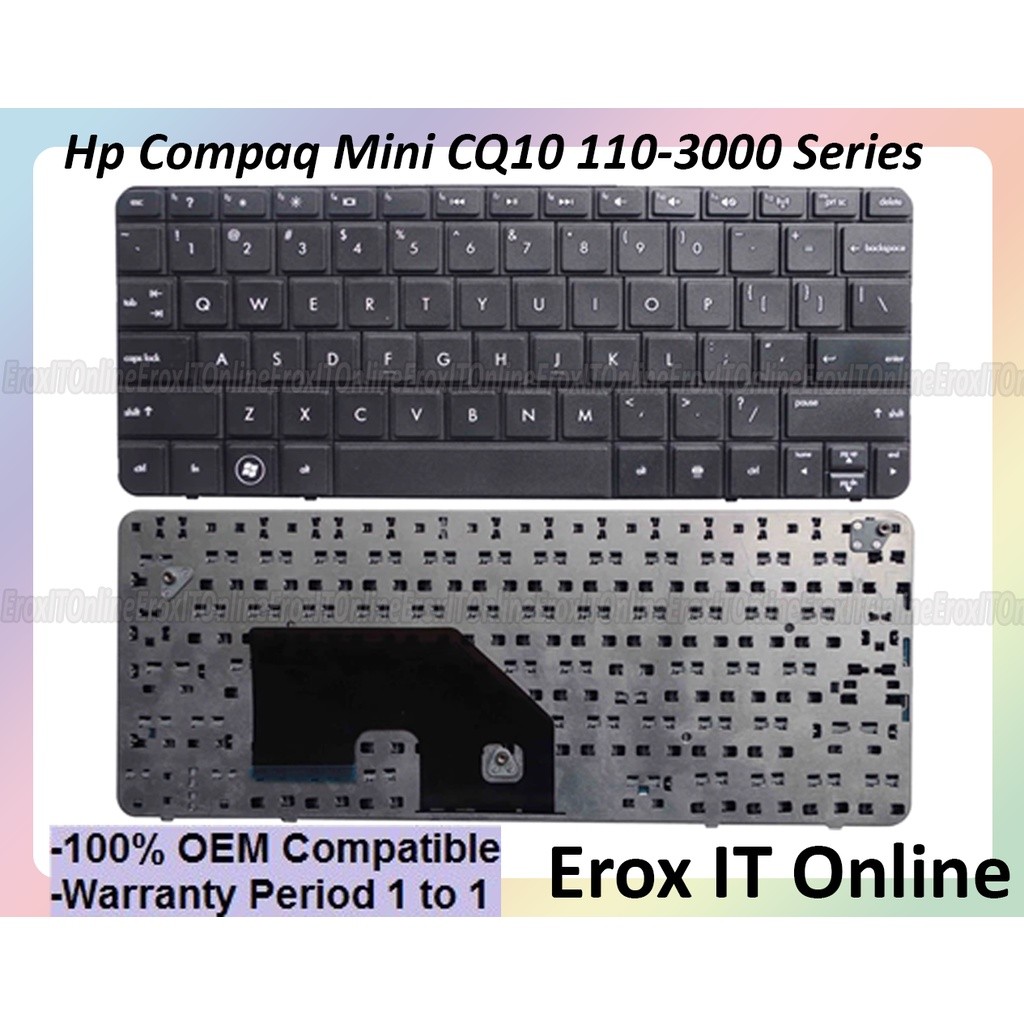 Compaq Mini CQ10 110-3000 CQ10-420SZ CQ10-410SF CQ10-420EF CQ10-420LA CQ10-420SF CQ10-420SZ แป้นพิมพ