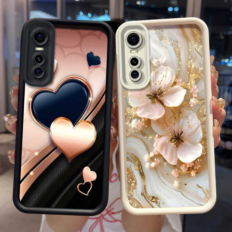เคสโทรศัพท์สําหรับ Vivo Y73s ปลอกนุ่มกันกระแทกสําหรับ Vivo Y73s น่ารักดีไซน์ใหม่การ์ตูนสัตว์เลนส์ฝาค