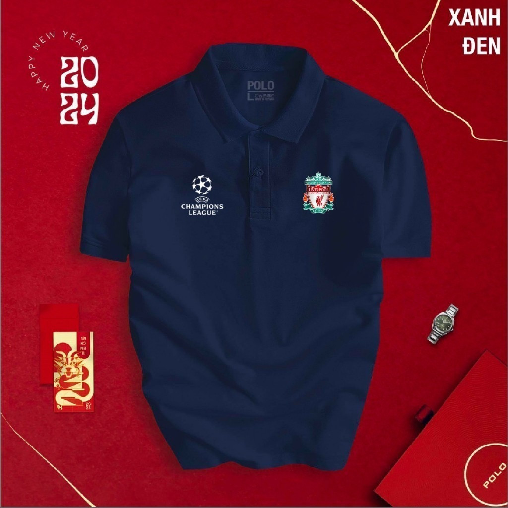 Men's Polo Shirts Liverpool Polo T-Shirts, Club Sports Polo Shirts for Men Quality Cotton, Unisex.