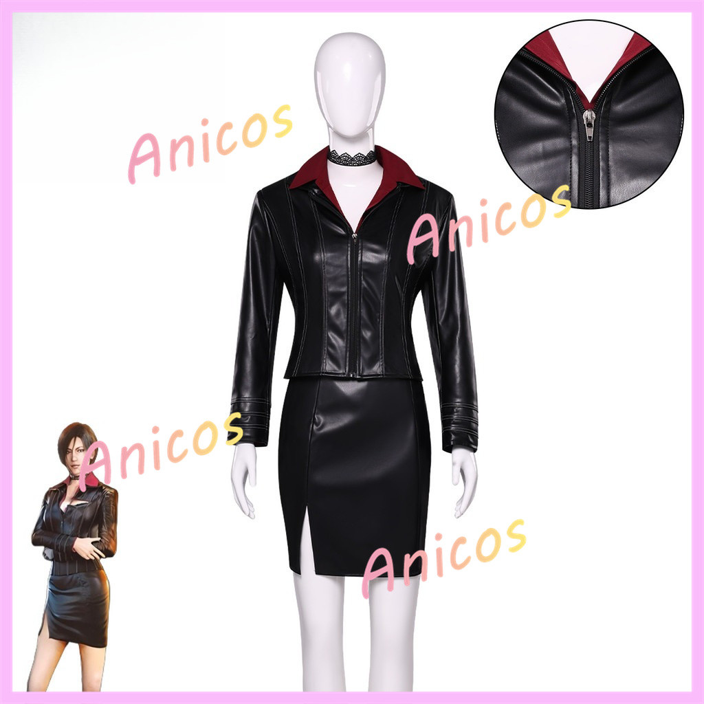 Resident Evil Eda Wang คอสเพลย์หนังเครื่องแต่งกายชุด Halloween Party Roleplay ชุด