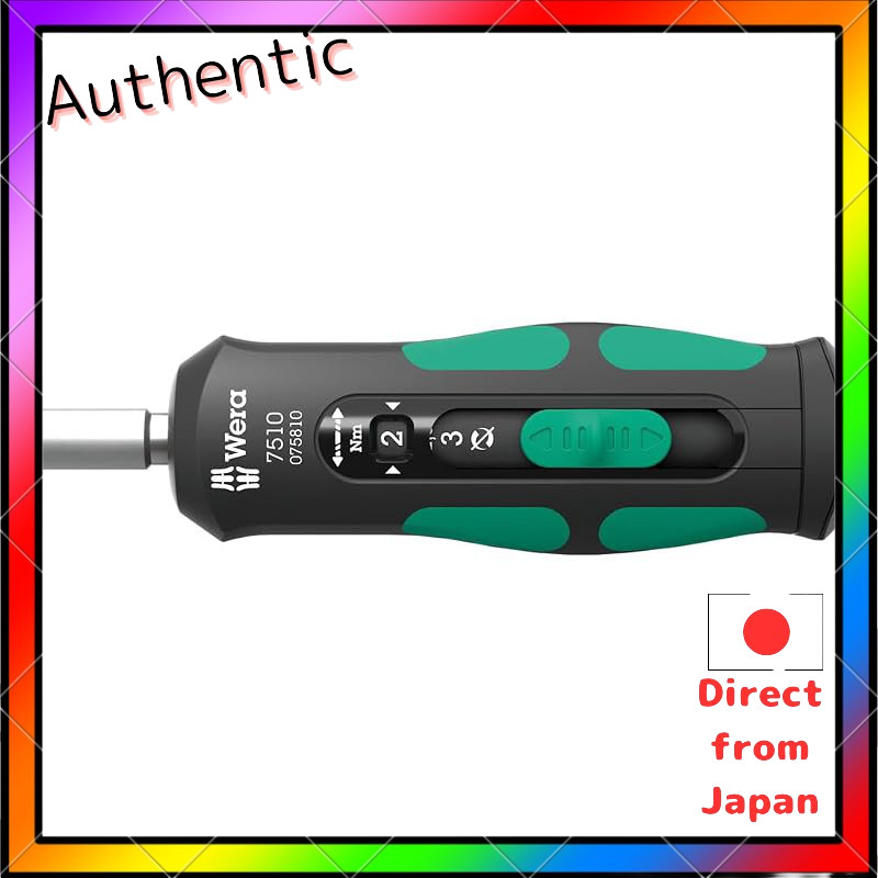 Wera 7515 Kraftform Torque Driver Speed Torque Wrench 2-6Nm Japan Official Import
