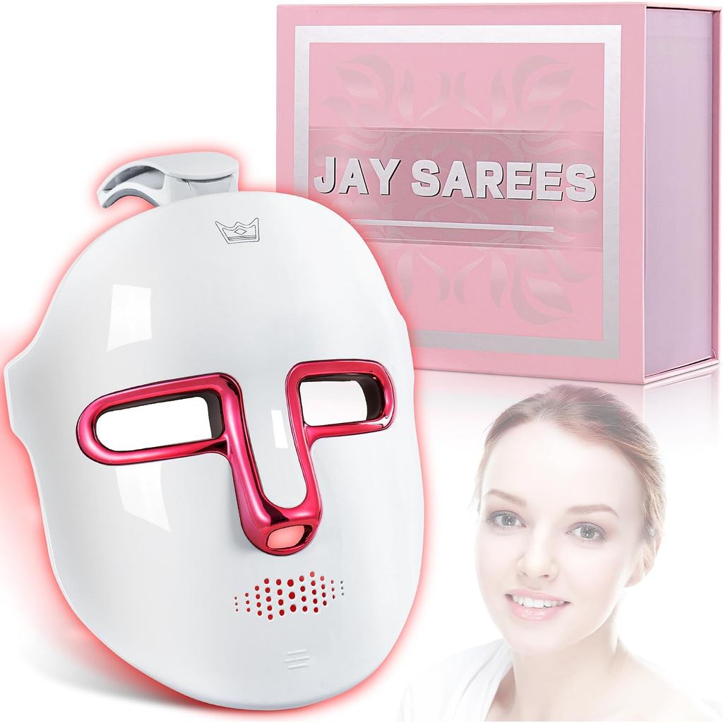 Red-Light-Therapy-for-Face, 7-1 Colours Led Face Mask Light Therapy, มาส์กหน้า (สีขาว) 94W2