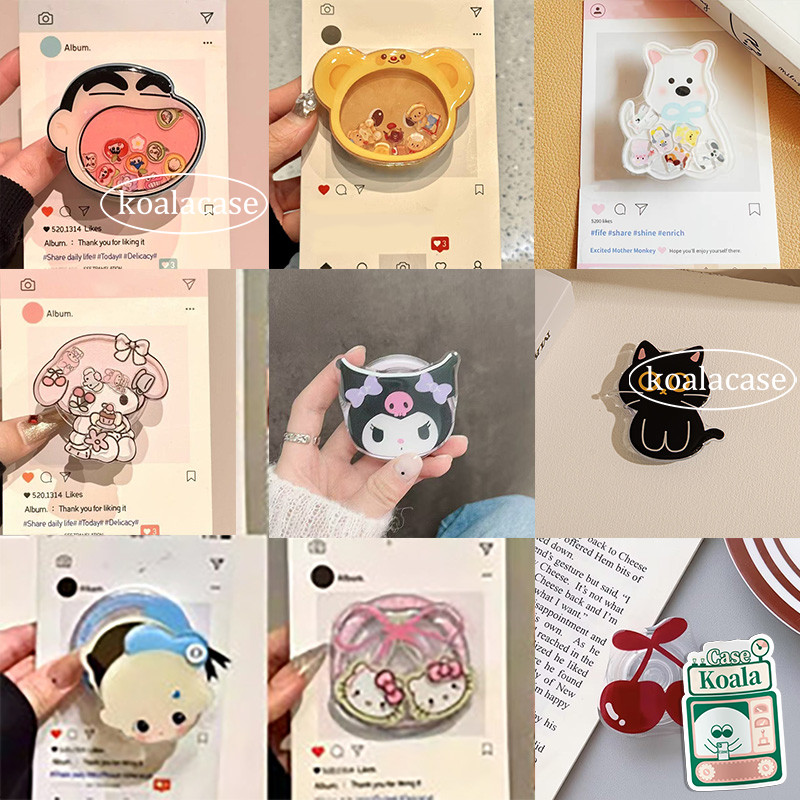 ขาตั้งโทรศัพท์ลายคุโรมิ มายเมโลดี้ ขาตั้งโทรศัพท์รูปแมว เชอร์รี่ สไตล์หวานๆ แข็งแรง ทนทาน ติดแน่นไม่หลุด