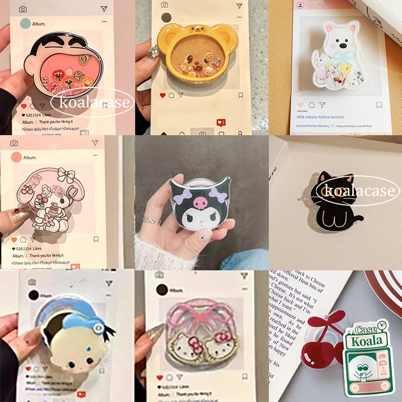 ขาตั้งโทรศัพท์ลายคุโรมิ มายเมโลดี้ ขาตั้งโทรศัพท์รูปแมว เชอร์รี่ สไตล์หวานๆ แข็งแรง ทนทาน ติดแน่นไม่หลุด
