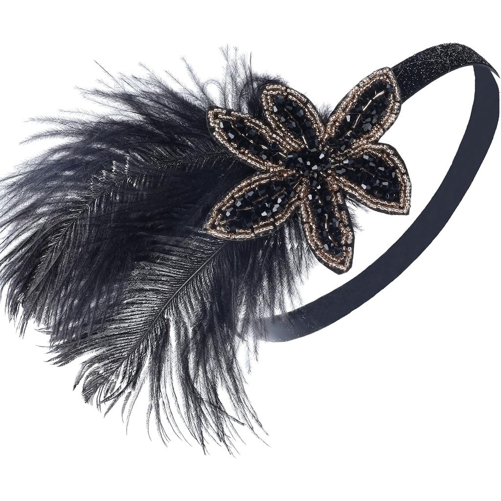 1920s Ladies Headwear, 1920s Gatesby Headwear, Girl Retro Headwear CUEL
