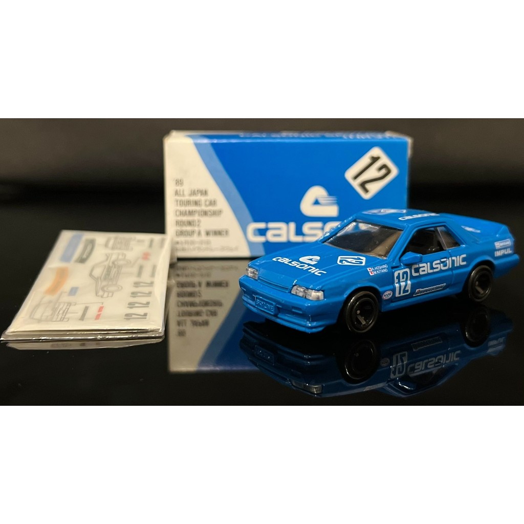 TOMICA 多产品尺寸 12 CALSONIC SKYLINE GTS-R (HR31)K.HOSHINOM.KITANO89 ALL JAPAN TOURING CAR CHAMPIONSHIPR