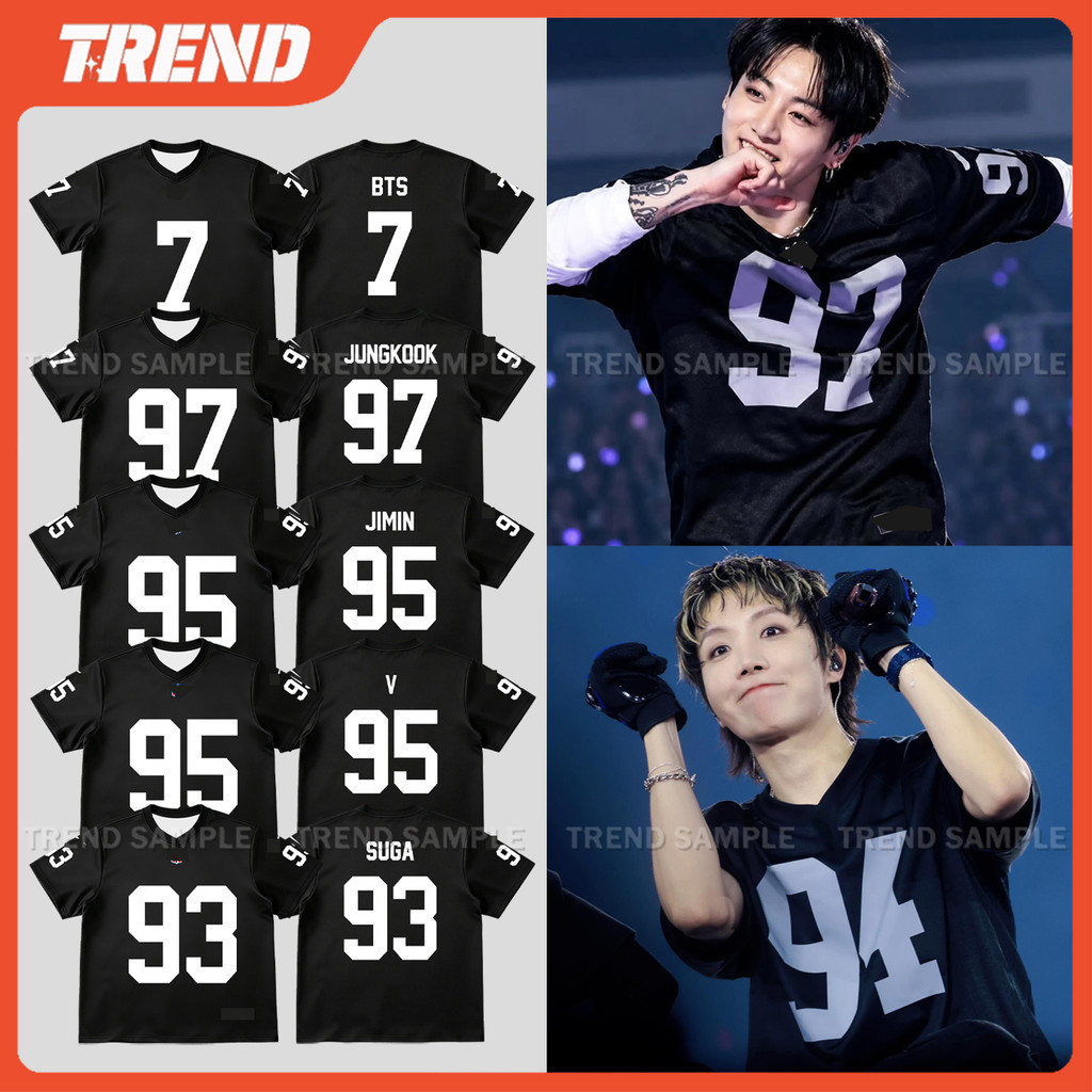 BTS ARIRANG World Tour - Jungkook, Jimin, V, J-Hope, RM Jersey Shirt | Customized Vintage Unisex Fit