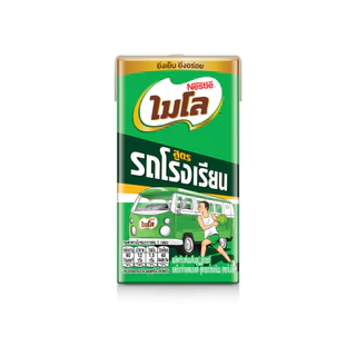 [เลือกขนาดได้] MILO UHT Old School ไมโล ยูเอชที สูตรรถโรงเรียน นมช็อคโกแลตมอลต์ 110 มล. x48 กล่องต่อลัง
