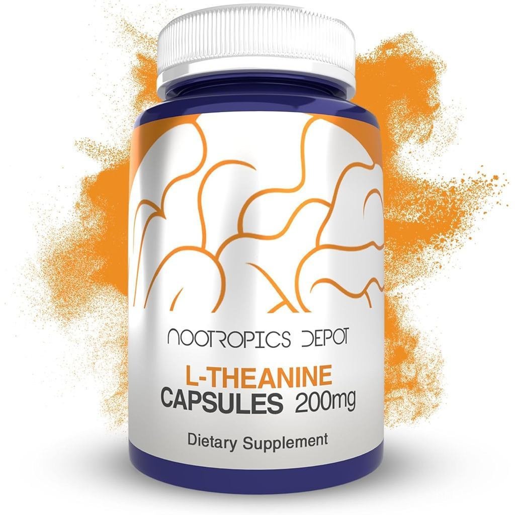 NootropicsDepotCapsules200mg(90Count)|ส่งเสริมการผ่อนคลาย|รองรับสุขภาพดีStressLevels+Cycles|ส่งเสริม
