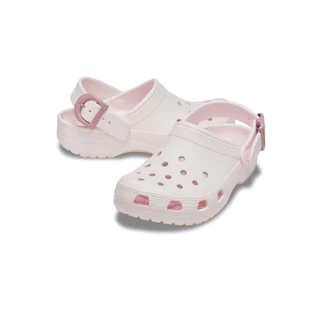 CROCS รองเท้าลำลองผู้ใหญ่ CLASSIC ENAMEL BUCKLE CLOG รุ่น 213347-7DF - BUBBLE ICE