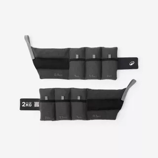 Decathlon Adjustable Wrists And Ankle Weights ที่ถ่วงน้ำหนักข้อมือและข้อเท้าแบบปรับได้ 0.5 ถึง 2 กิโลกรัม