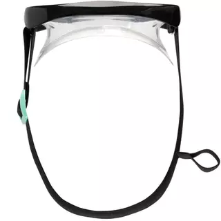Decathlon Adult Snorkelling Mask Snorkel Diving Set ชุดหน้ากากดำน้ำตื้นสำหรับผู้ใหญ่แบบใช้ท่อหายใจรุ่น Subea 100 - Black