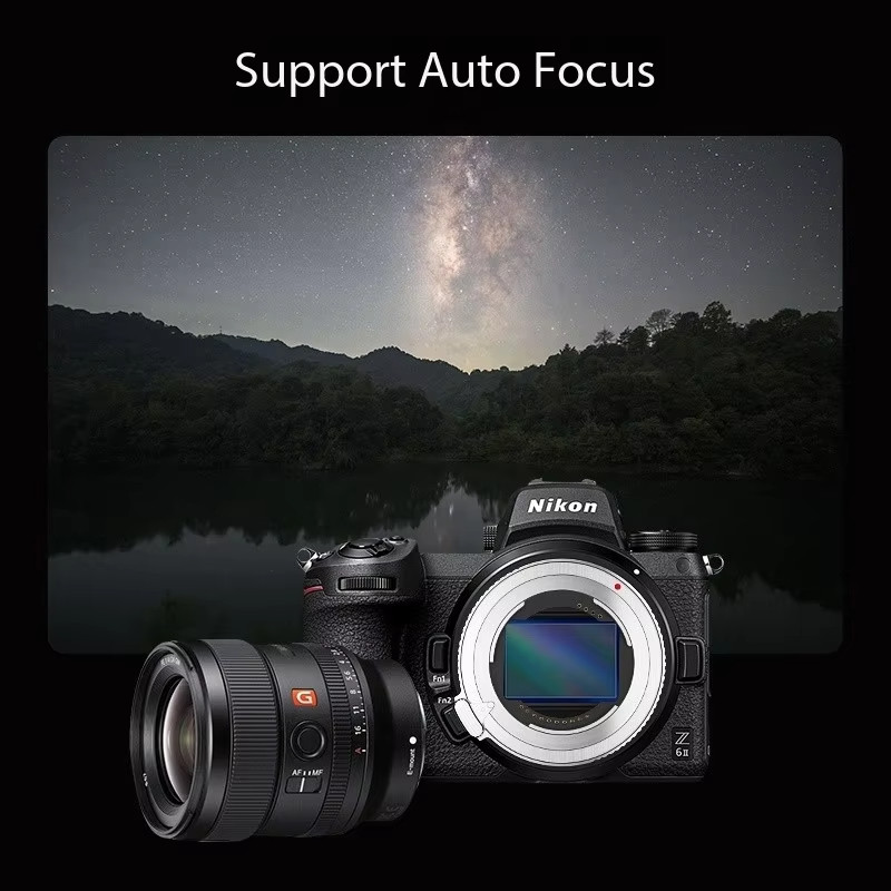 Viltrox E-Z สําหรับเลนส์ Sony E สําหรับ Nikon Z กล้อง Auto Focus เลนส์อะแดปเตอร์สําหรับกล้อง Nikon Z