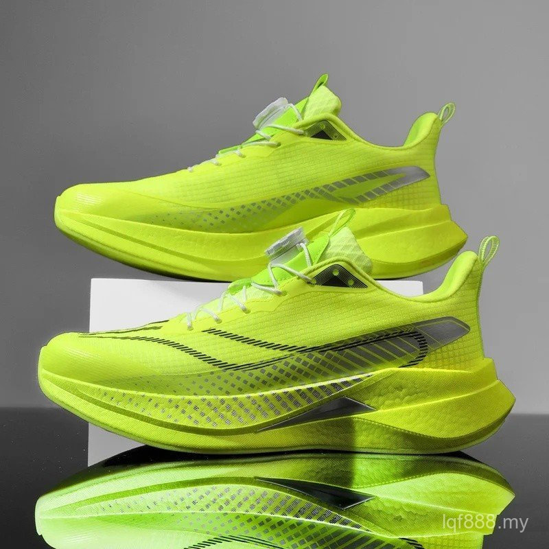 รองเท้าวิ่งผู้ชาย Carbon Board Speciality Marathon Sports Breathable น้ําหนักเบาผู้หญิงสบายกีฬา Nons