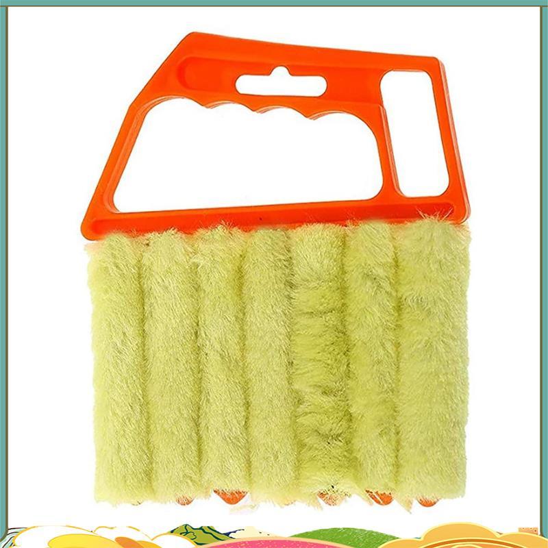 7 Tooth Blind Cleaner Brush - Mini Hand-Held Cleaner Brush Shutter Brush Air Conditioner แปรงทําความ