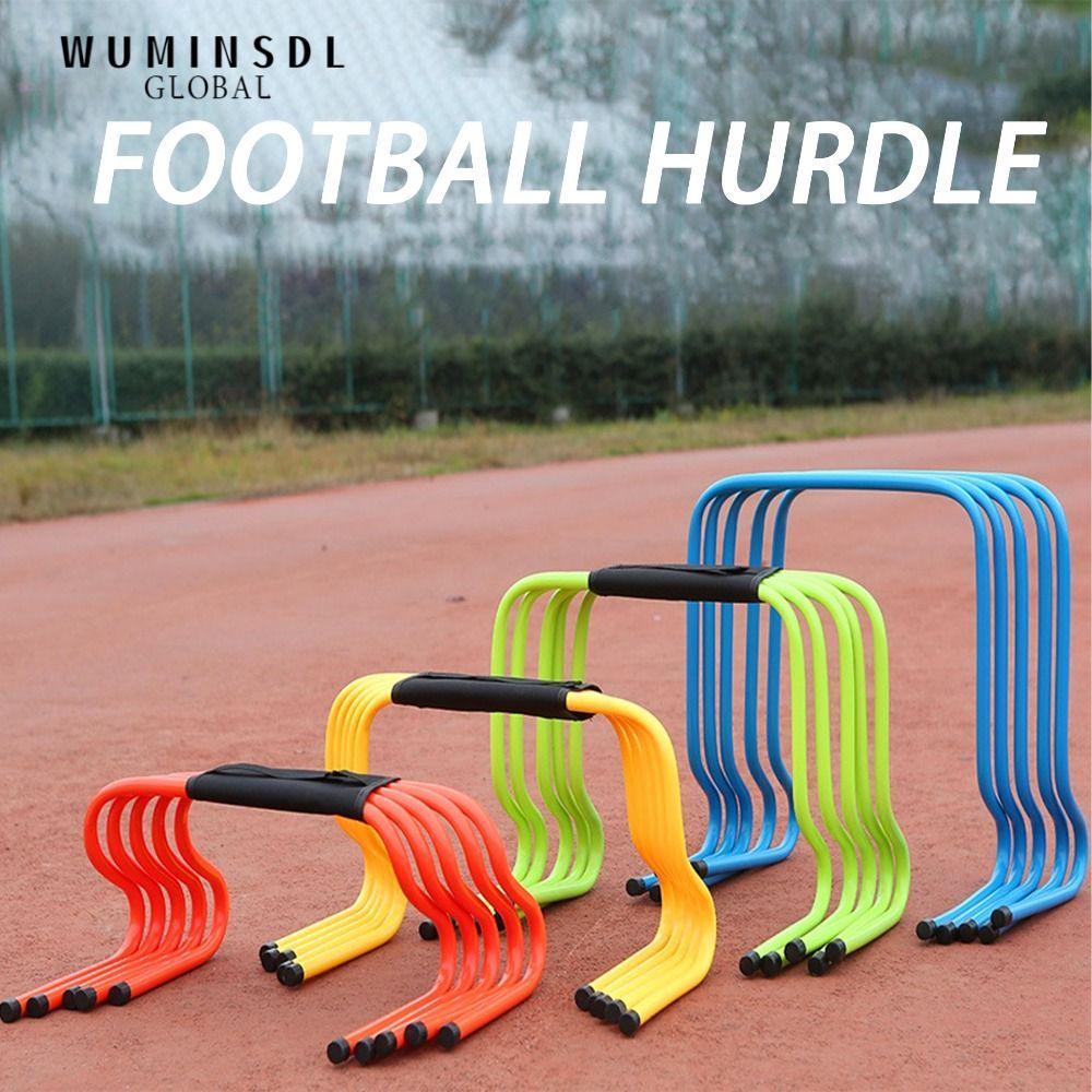 WUMINSDL Hurdle Ladder, 15/23 ซม.แบบพกพาฟุตบอล Hurdle, Speed Agility อุปกรณ์การฝึกอบรมปรับความสูงกลา