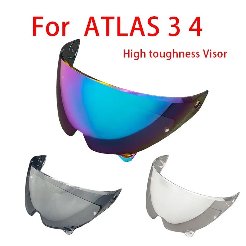 ATLAS หมวกกันน็อคกระจกหน้ารถสําหรับ RUROC ATLAS 3 4 Uv Protection ความเหนียวสูง