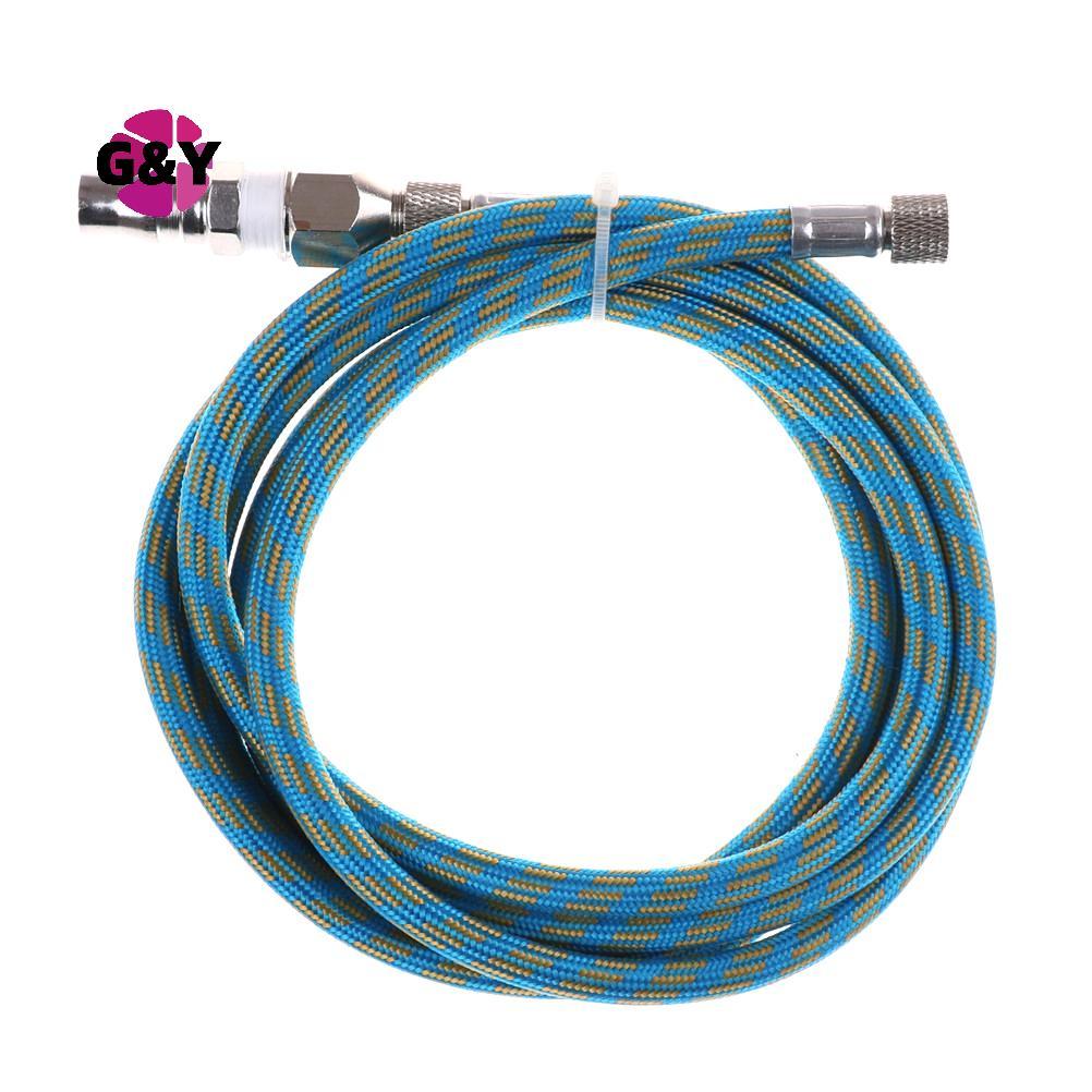 G&Y ใหม่ 6 Braided Airbrush Air ท่ออะแดปเตอร์ w/ 2x 1/8 BSP Fitting Compressor
