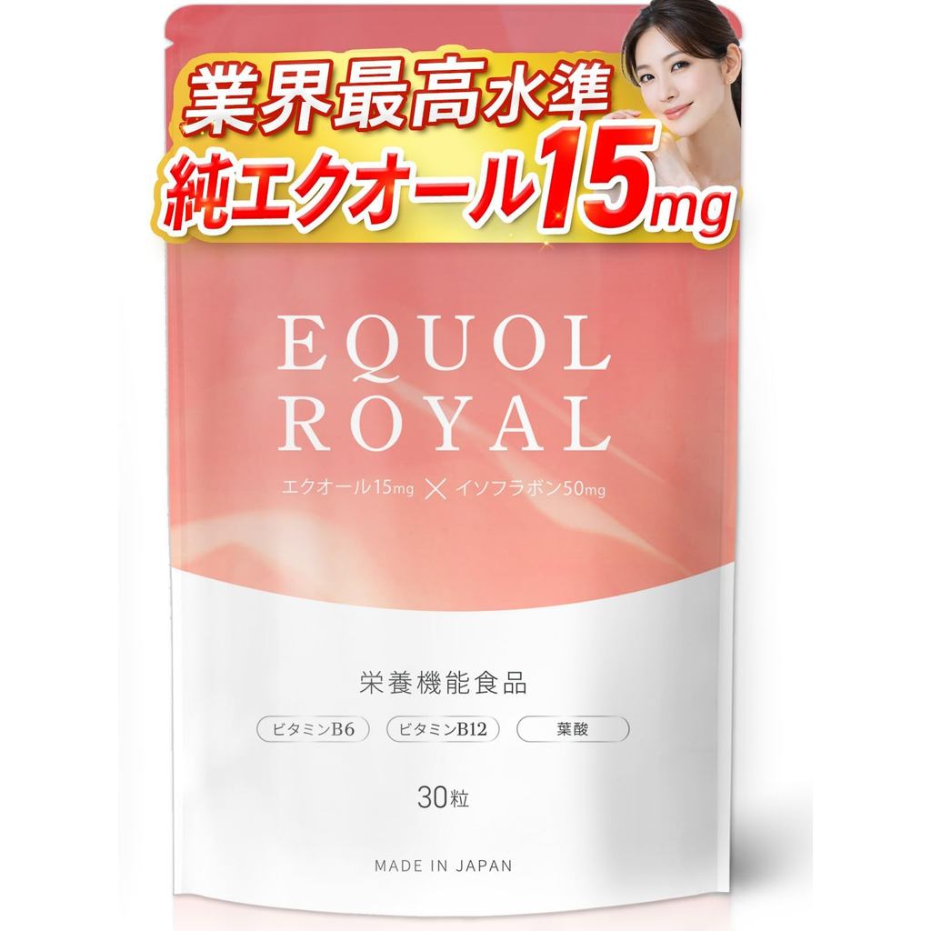 อีควอล Equol 15mg EQUOL ROYAL ผสมยูกลีนา Euglena อาหารเสริมดูแลสมดุลผู้หญิงตามวัย ของแท้จากญี่ปุ่น