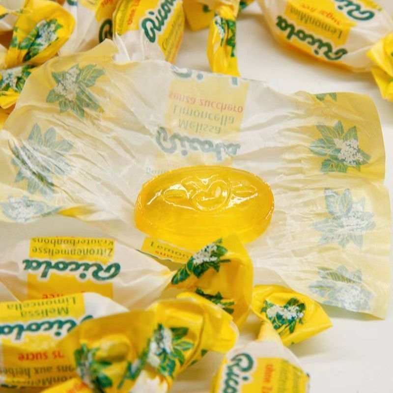优品☆Ricola Ricola ลูกอมรสเลมอนมิ้นต์ Cool Fresh Breath Snacks ลูกอมถุงนําเข้า 717p