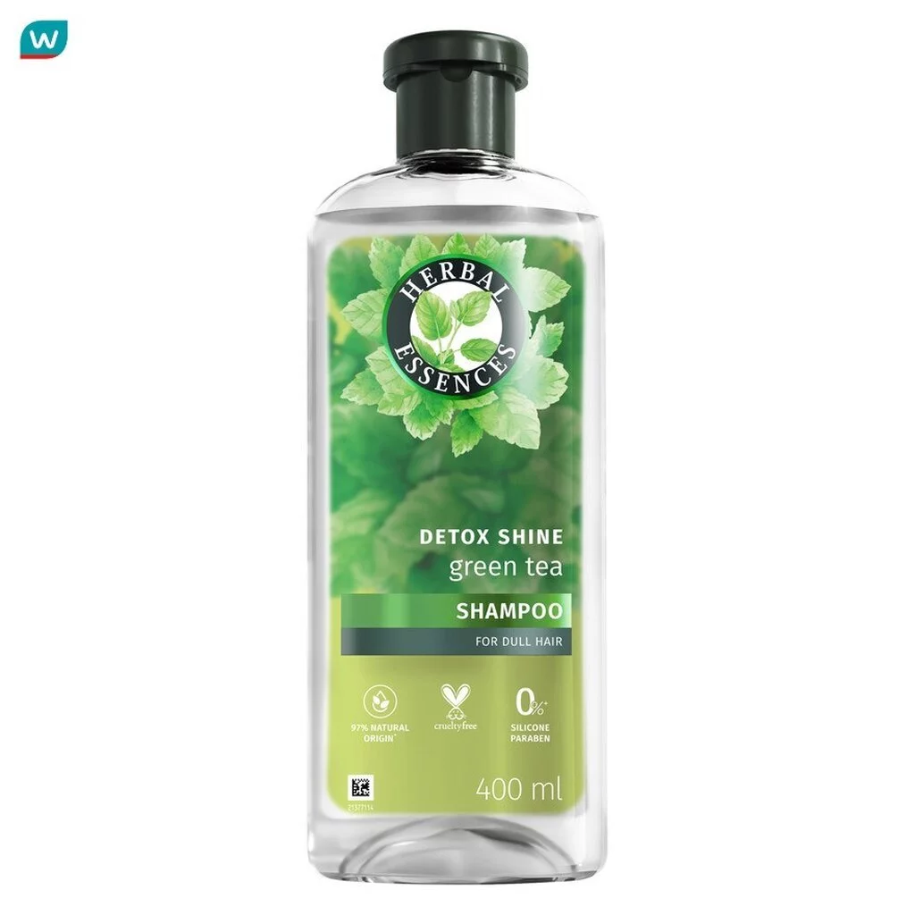 Herbal Essence เฮอร์บัล เอสเซนส์ แชมพู กรีน ที ดีทอกซ์ ชายน์ 400 มล.