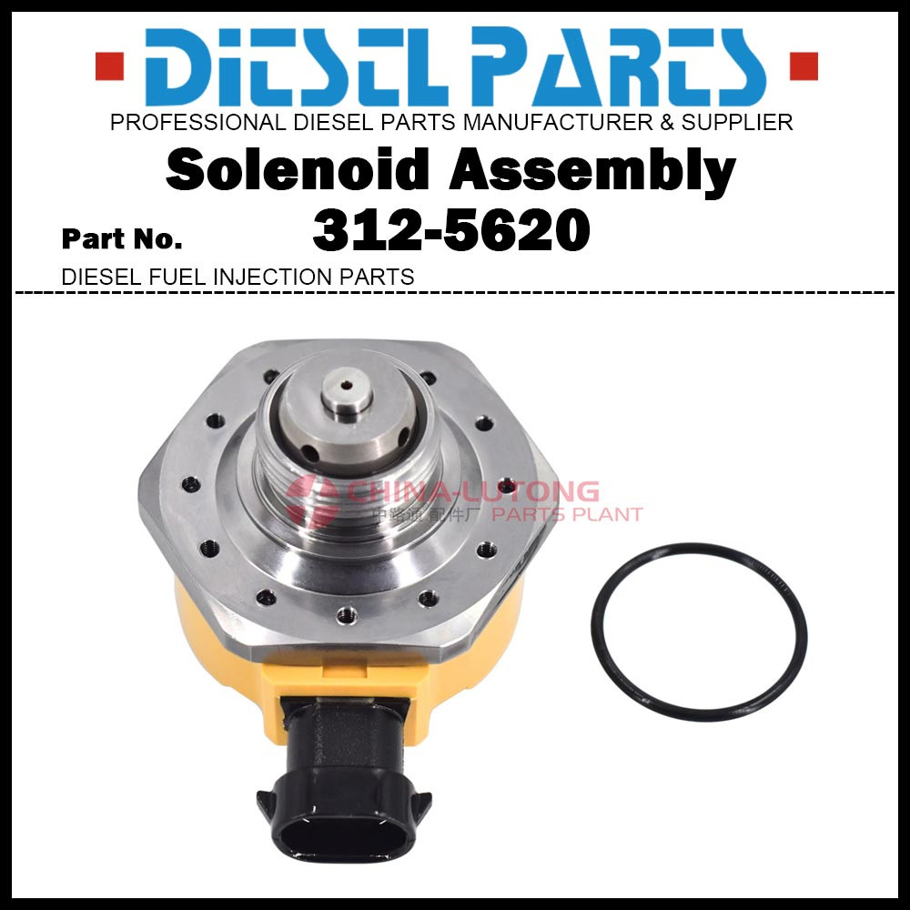 หัวฉีดน้ํามันเชื้อเพลิง Solenoid วาล์วชุด 312-5620 สําหรับ Caterpillar C4.4 C6.6 318D 320D 323D
