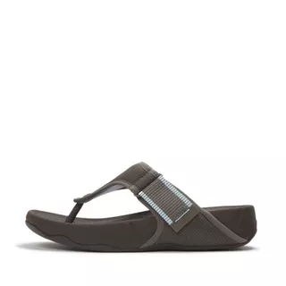 FITFLOP TRAKK ADJ.W/RESISTANT MESH รองเท้าแตะแบบหูหนีบผู้ชาย รุ่น A6L-D73 สี BROWN