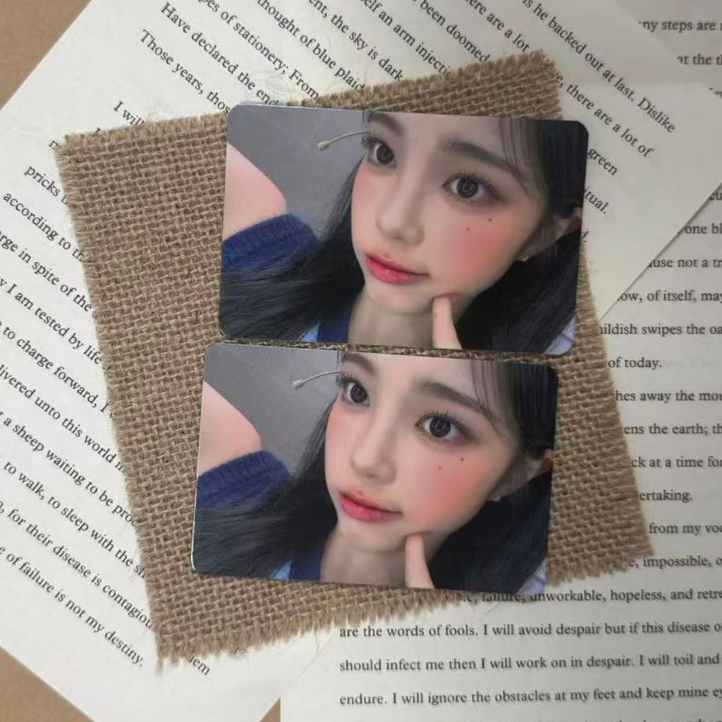 หัวใจปกติ2หัวใจ Zheng Yian Photocard INA Galaxy Lucky Card 7 Blush Anpoke Face An