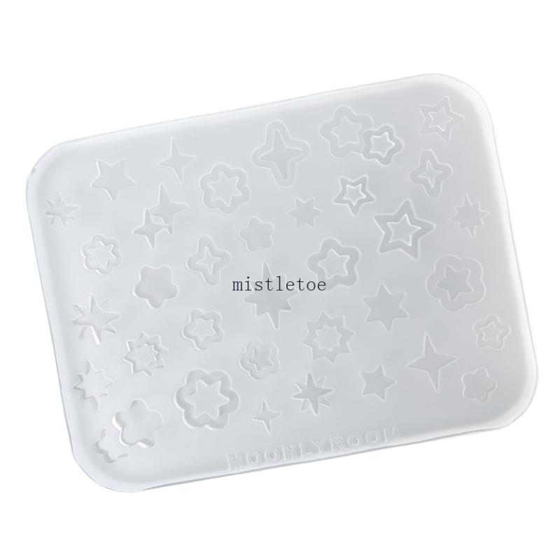 MIS Star Theme Nail Art Creations อุปกรณ์แต่งเล็บที่บ้าน Moulds สําหรับคนรักเล็บ
