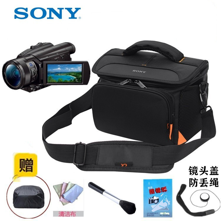 AX60 กระเป๋ากล้องเหมาะสําหรับ Sony FDR-AX100E AX700 AX40 AX45 HD กระเป๋าเป้สะพายหลังกล้อง