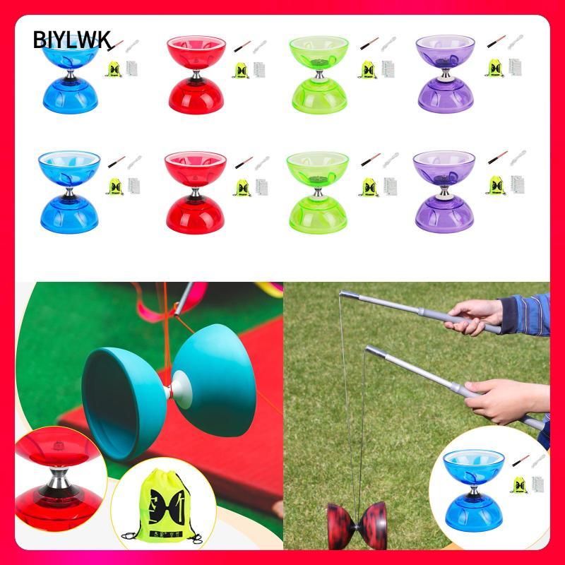 [Phenovo] ชุด Diabolo จีน Triple Bearing Sturdy Fun แบบพกพาคลาสสิกใช้งานได้จริง