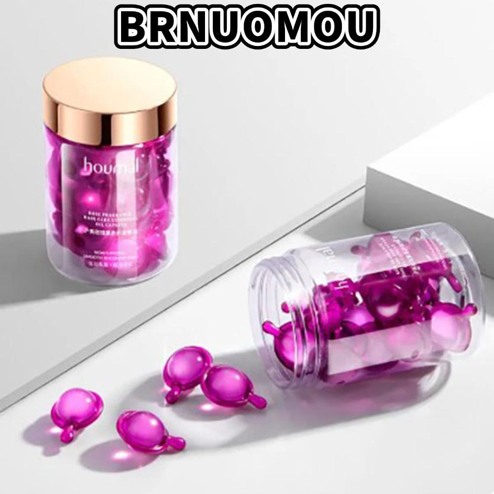 BRNUOMOU Rose Capsules น้ํามันหอมระเหยผม, ความยืดหยุ่น บํารุงสารสกัดจากพืช Keratin Oil, ปฏิบัติซ่อมผ