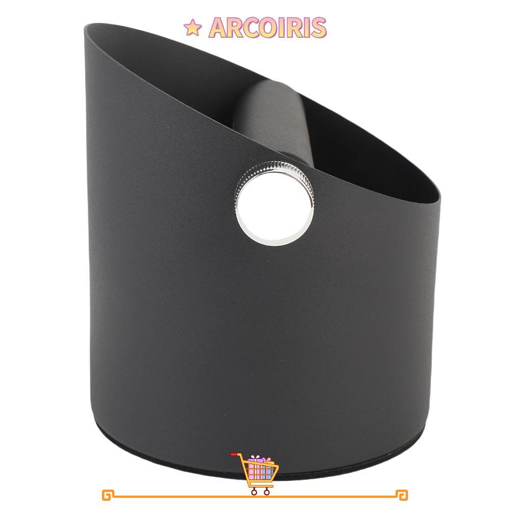 ARCOIRIS Coffee Knock Box, Non-Slip Base Carbon Steel Espresso Knock Box, ทนทานเอียง-ปากที่ถอดออกได้