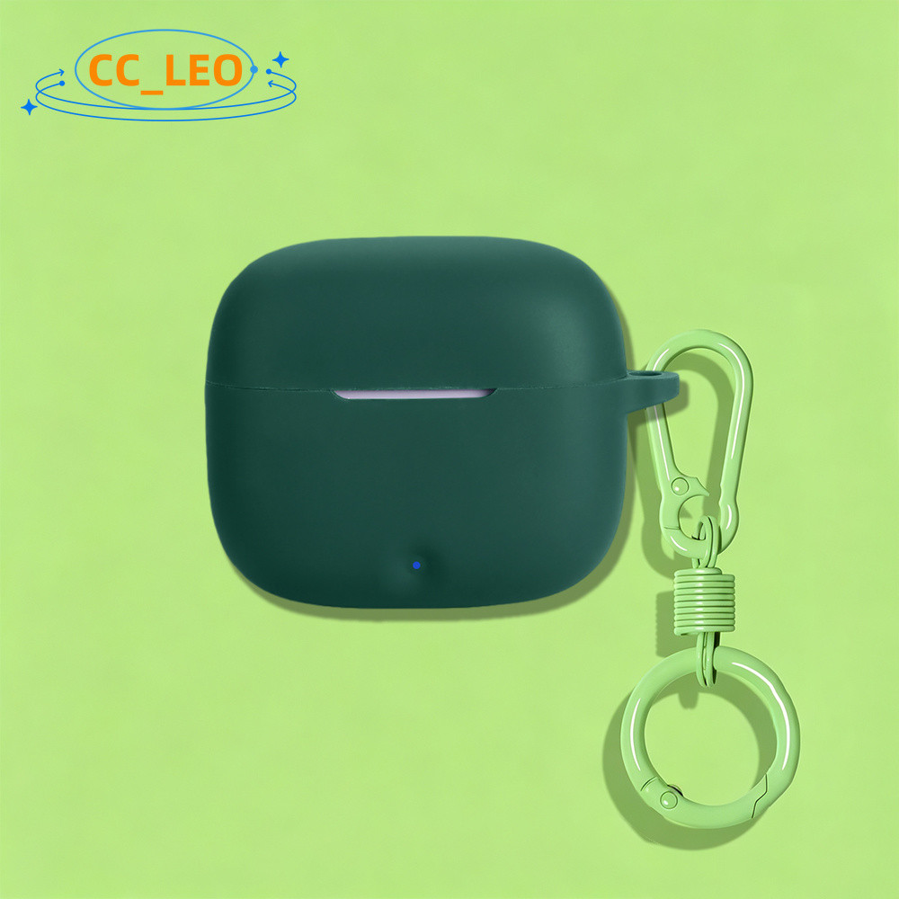 Suitable for Honor Choice EarBuds X7e Active Silicone Soft Case with Cute Colorful Metal Finger Ring