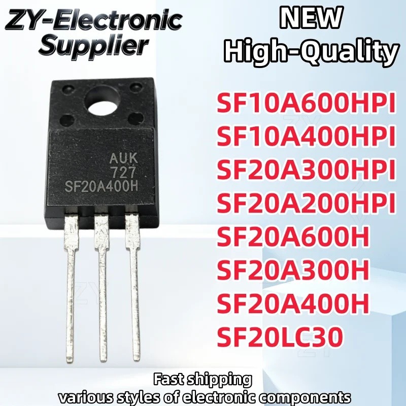 1-5PCS SF20A600H SF10A600HPI SF20LC30 SF10A400HPI SF20A300HPI SF20A200HPI SF20A300H SF20A400H TO-220