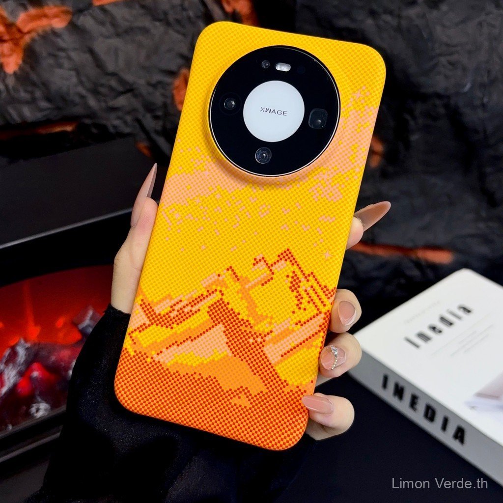 เคสโทรศัพท์สําหรับ Huawei Mate 80 Pro Max/Mate 70 Pro/Mate 60 Pro Diamond Check Magnetic Matte Shock