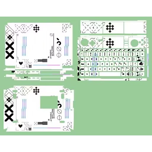 เหมาะสําหรับ 2025 2024 GPD Win Max 7 34 ซม. ฟิล์มป้องกัน ACD สามด้าน + ฟิล์มด้านข้าง