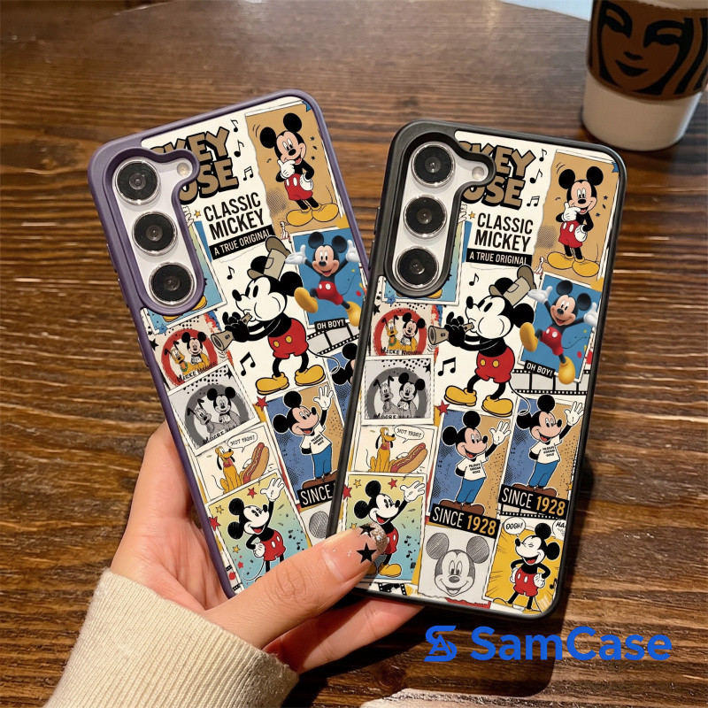 เคสซัมซุง ลายหน้ากระต่ายดำ น่ารัก เคสแม่เหล็ก กันกระแทก สำหรับ Samsung A06 A07 A15 A16 A17 A26 A35 A36 A55 A56 5G