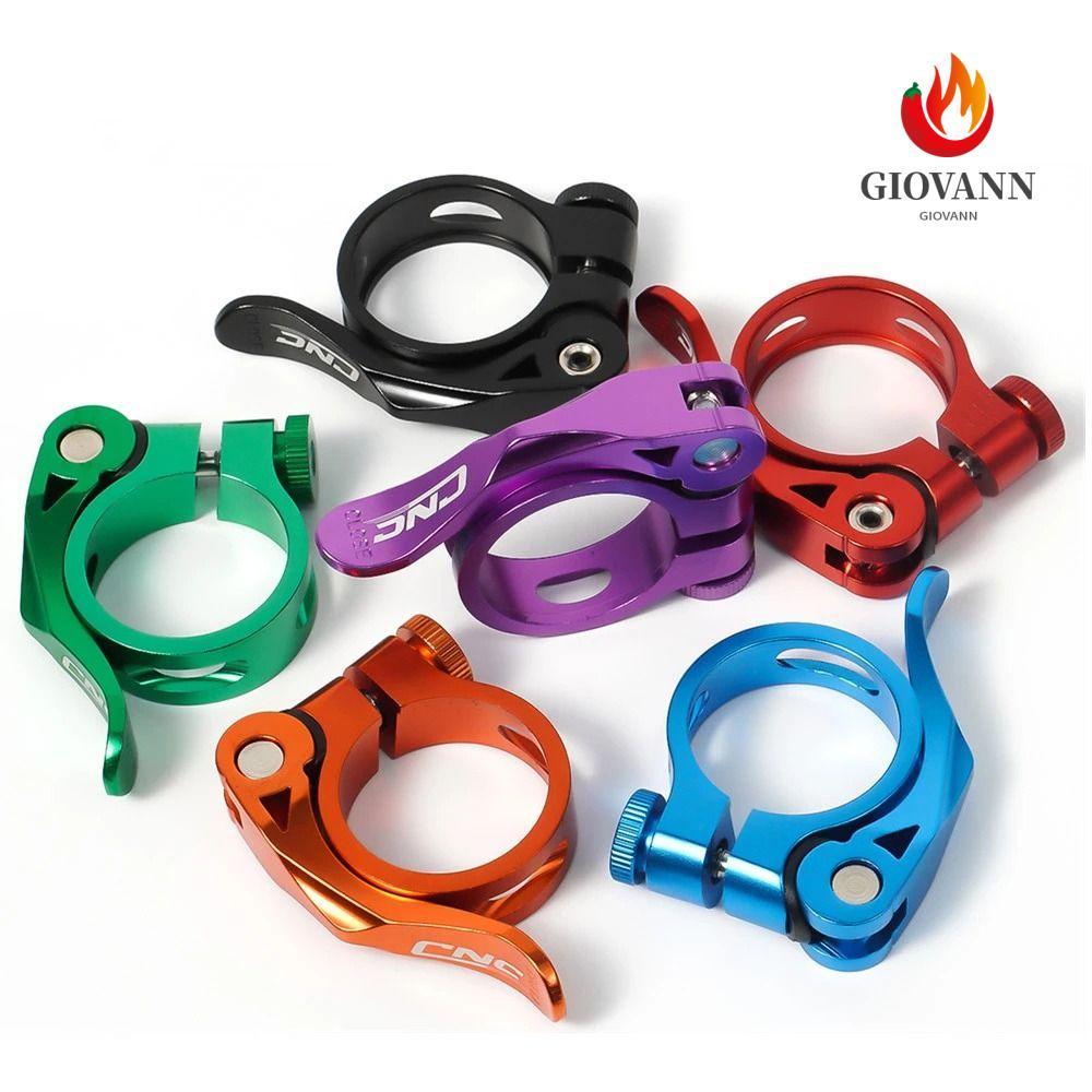 GIOVANNI จักรยานที่นั่งโพสต์ CLAMP จักรยานอุปกรณ์เสริม Ultralight อลูมิเนียมจักรยาน Seatpost Clamp ชิ้นส่วนจักรยาน Quick Release Clamp