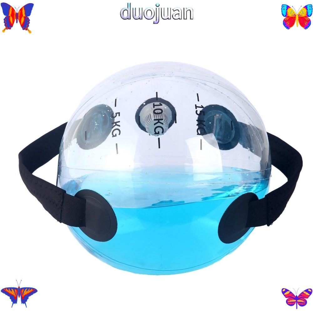 DUOJUAN Fitness Water Bag, PVC Stability Training Aqua Bag, Compact Portable Power Bag 15kg Water Fi