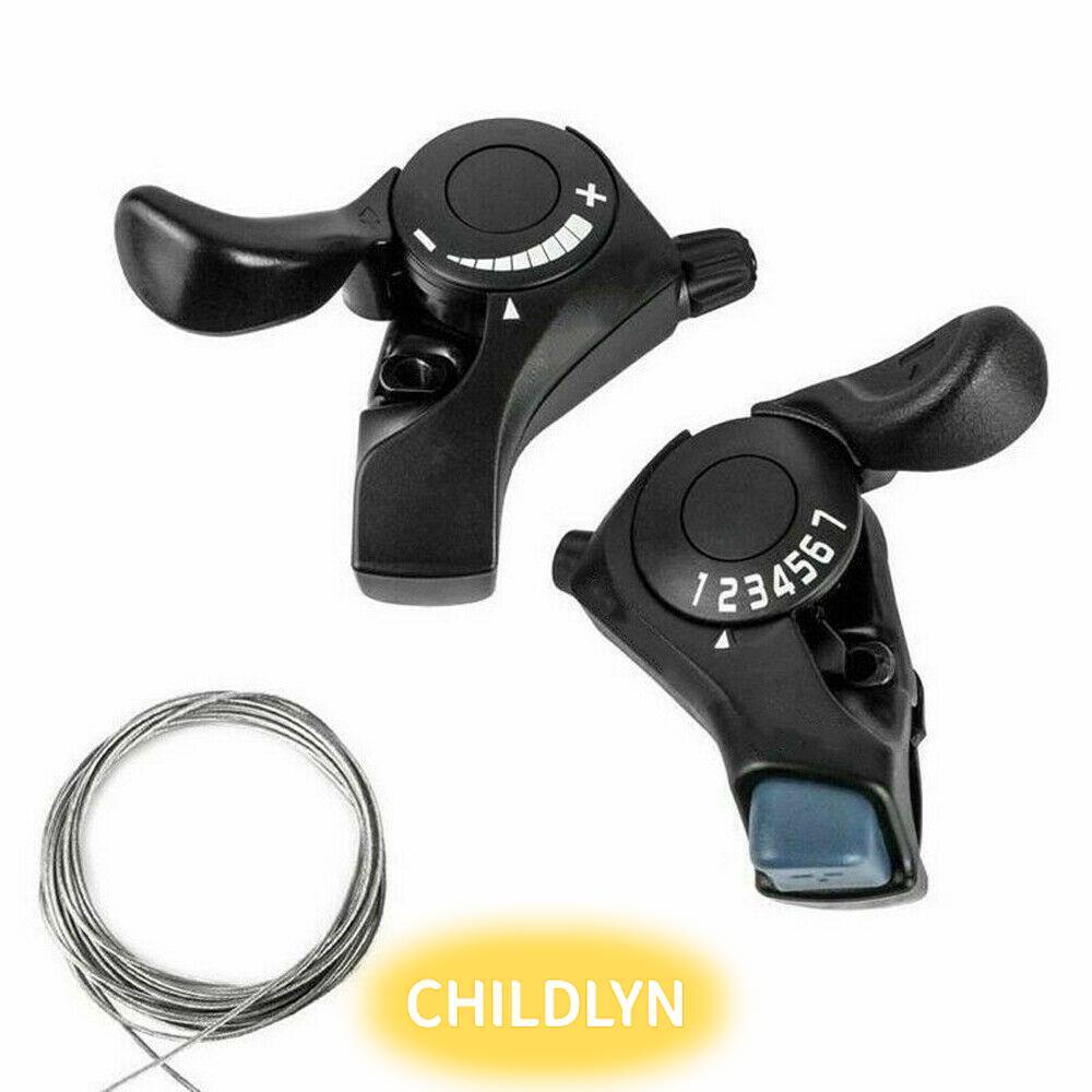 CHILDLYN 3/7/21 ความเร็ว MTB จักรยานเหยียบทนทานขี่จักรยานความเร็วเปลี่ยนเกียร์ Shifter