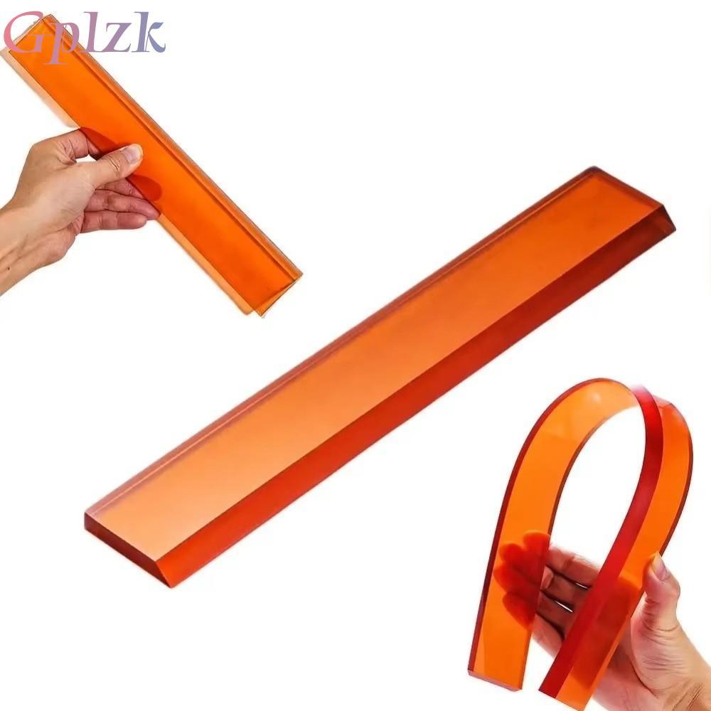 GPLZK Wall Scraper Putty, Polyurethane Arc Scraper Putty Squeegee Spatula, 30/50 ซม.ยืดหยุ่น Putty S