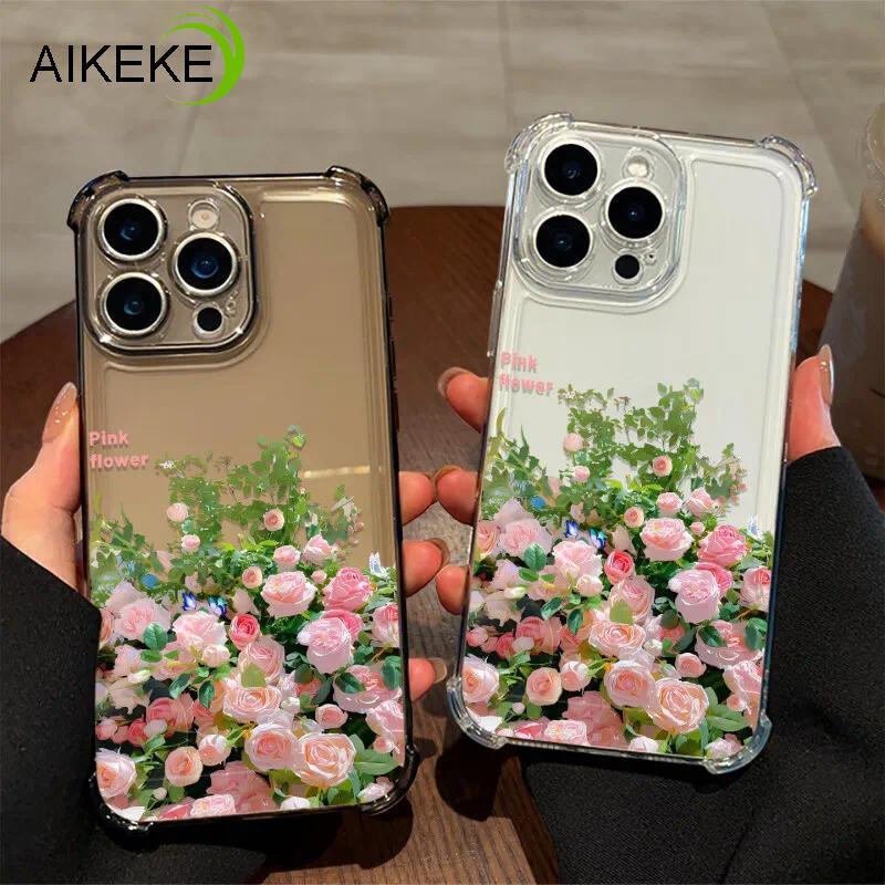 กุหลาบดอกไม้สําหรับ iQOO Z11X Z11 Z10 Z10R Z10X Z9 Turbo Z9X Z9S Z8 Z8X Z7 Z7X Z7i Z6 Pro Lite Z6X Z